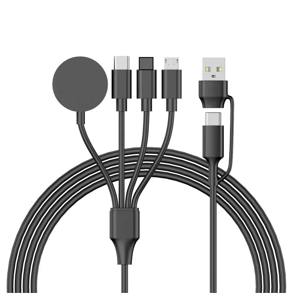 4 in 2 Ladekabel für alle Handy Geräte geeignet sowohl auch für die Apple Watch