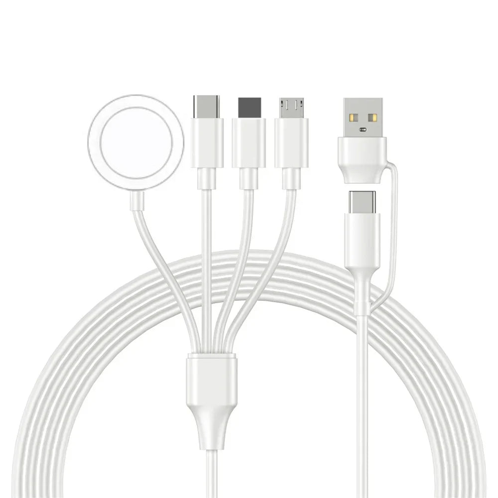 4 in 2 Ladekabel für alle Handy Geräte geeignet sowohl auch für die Apple Watch