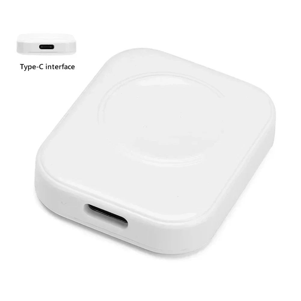 Tragbar, Magnetisch Drahtloses Schnellladegerät für die Apple Watch: Series 9 8 7 6 5 SE Type C, für Apple Watch Series 6 5 3 2 1