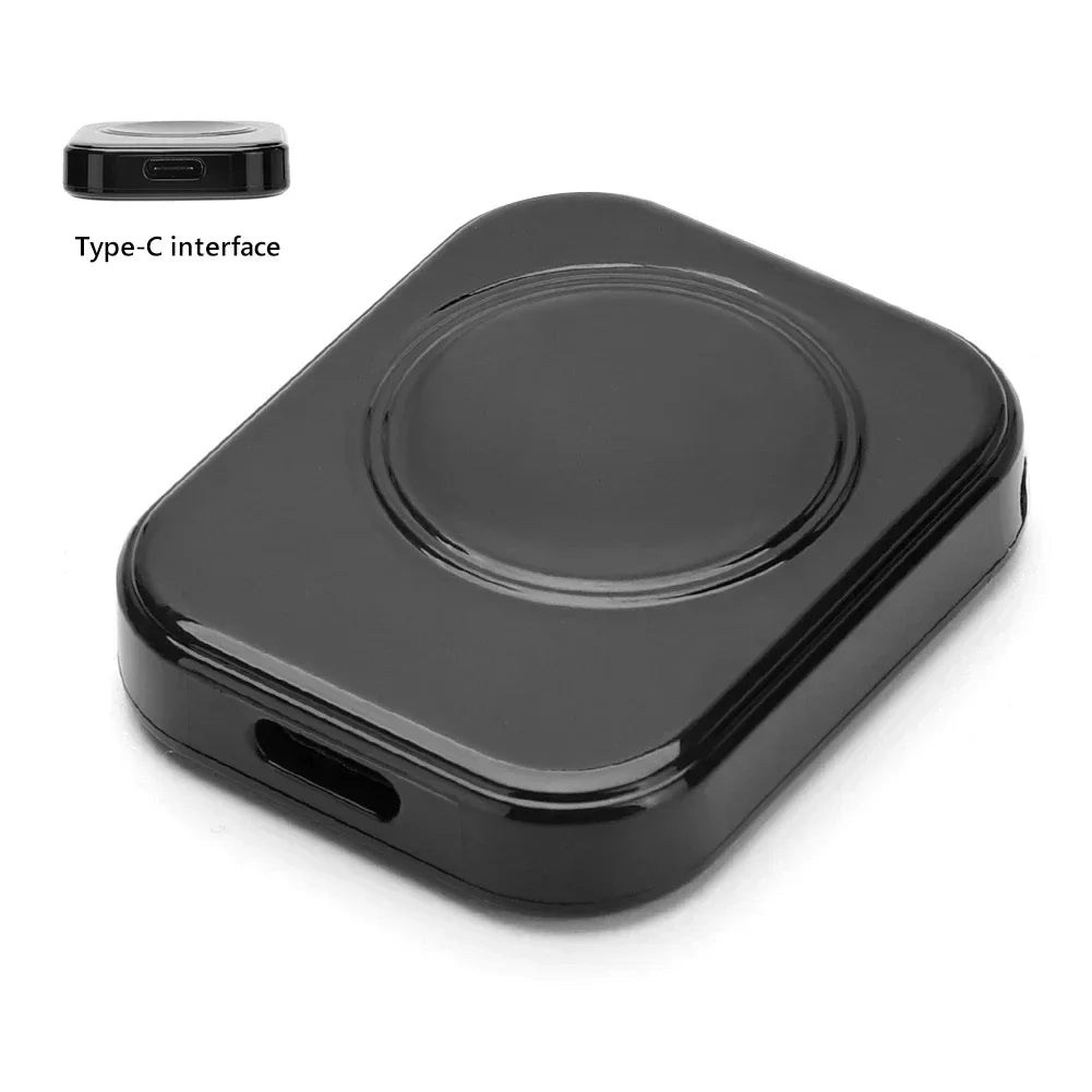 Tragbar, Magnetisch Drahtloses Schnellladegerät für die Apple Watch: Series 9 8 7 6 5 SE Type C, für Apple Watch Series 6 5 3 2 1