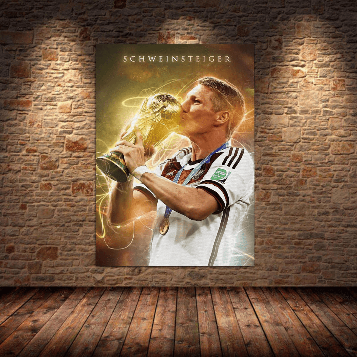 Poster Fußball Christiano Ronaldo und Messi als Deko Print ohne Rahmen-9