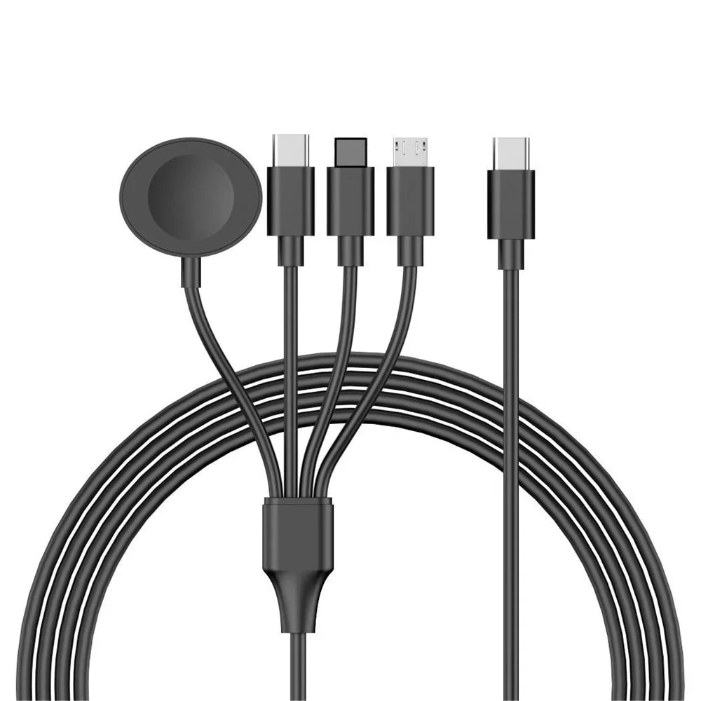 4 in 2 Ladekabel für alle Handy Geräte geeignet sowohl auch für die Apple Watch