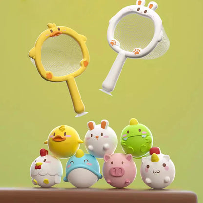Süße Baby Tiere mit LED geeignet für die Badewanne oder Planschbecken